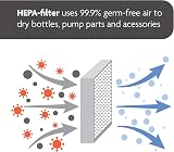 Baby Brezza Advanced Bottle Sterilizer and Dryer 8 Bottles Large Capacity view 7