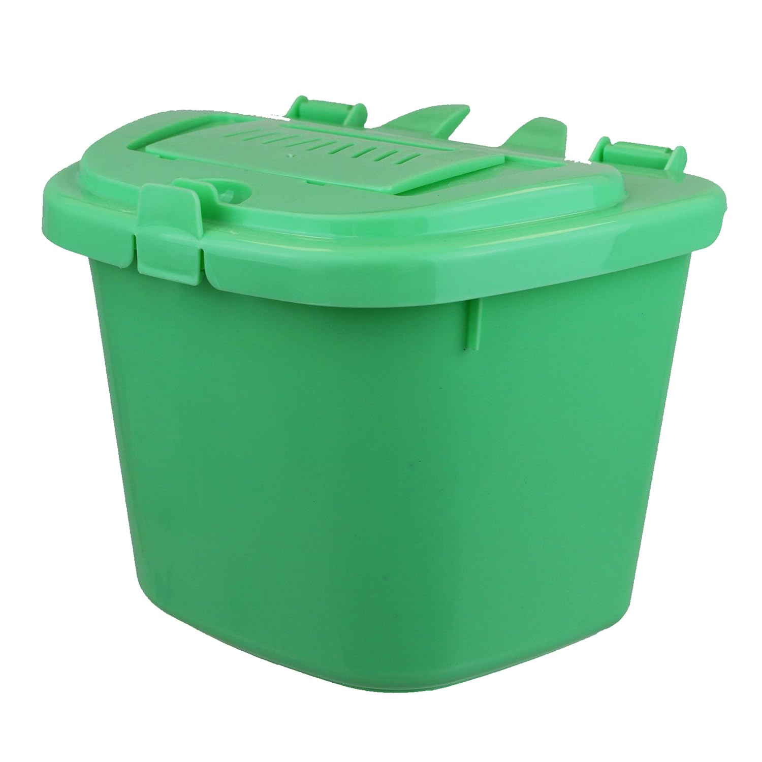 Mint Green 5L Vented Kitchen Compost Caddy Composting Bin for Food
