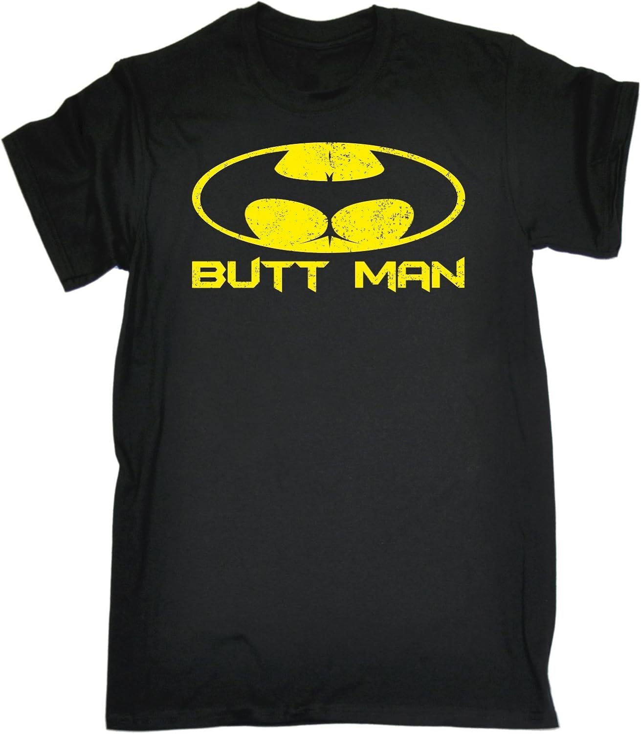 123t Funny Novelty Men's Butt Man TShirt Amazon.co.uk Clothing