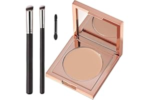 TIRDET Colored Clay CC Undereye Corrector, Under Eye Concealer Color Corrector for Dark Circles With Three Brushes, Hydrating Concealer