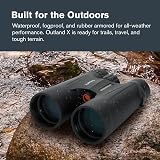 Celestron Outland X 10x50 Roof Prism Binoculars Black view 7