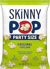 SkinnyPop Popcorn, Original, Whole Grain, Dairy-Free Snack, 8oz Family Size Bag