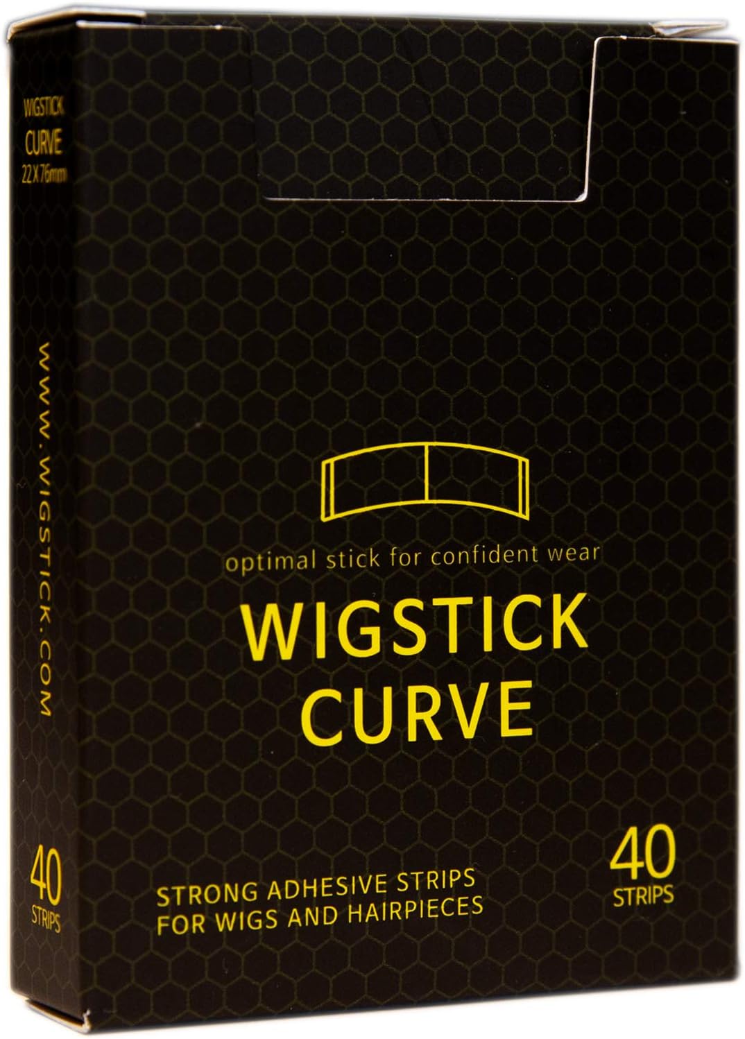 WIG STICK Wigstick Curve, 40 Count