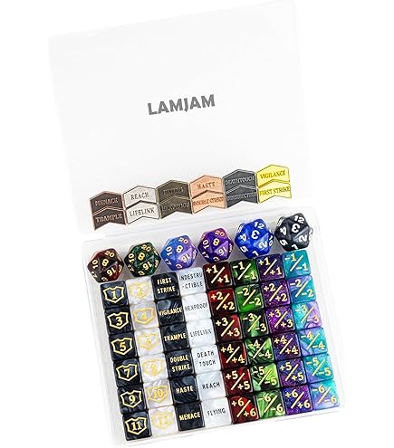 Amazon.com: 8X Planeswalker 1-6 & 7-12 Loyalty Dice for Magic: The