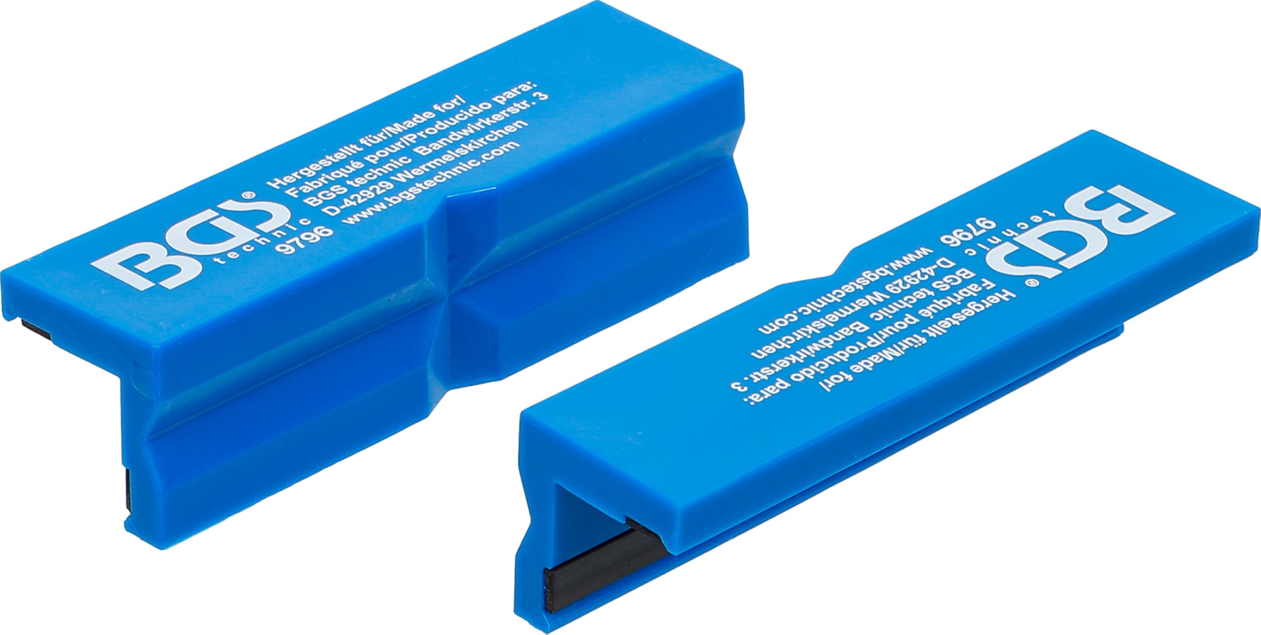 BGS 9796 | Bench Vice Jaw Protectors | plastic | 100 mm | 2 pcs.