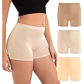 INNERSY Womens Boyshorts Underwear Silky Boxer Briefs Ladies Boy Shorts Panties 3-Pack