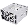 SilverStone Technology Gemini GM500-S 80 Plus Silver 500W+500W Mini redundant Power Supply, TAA Compliant