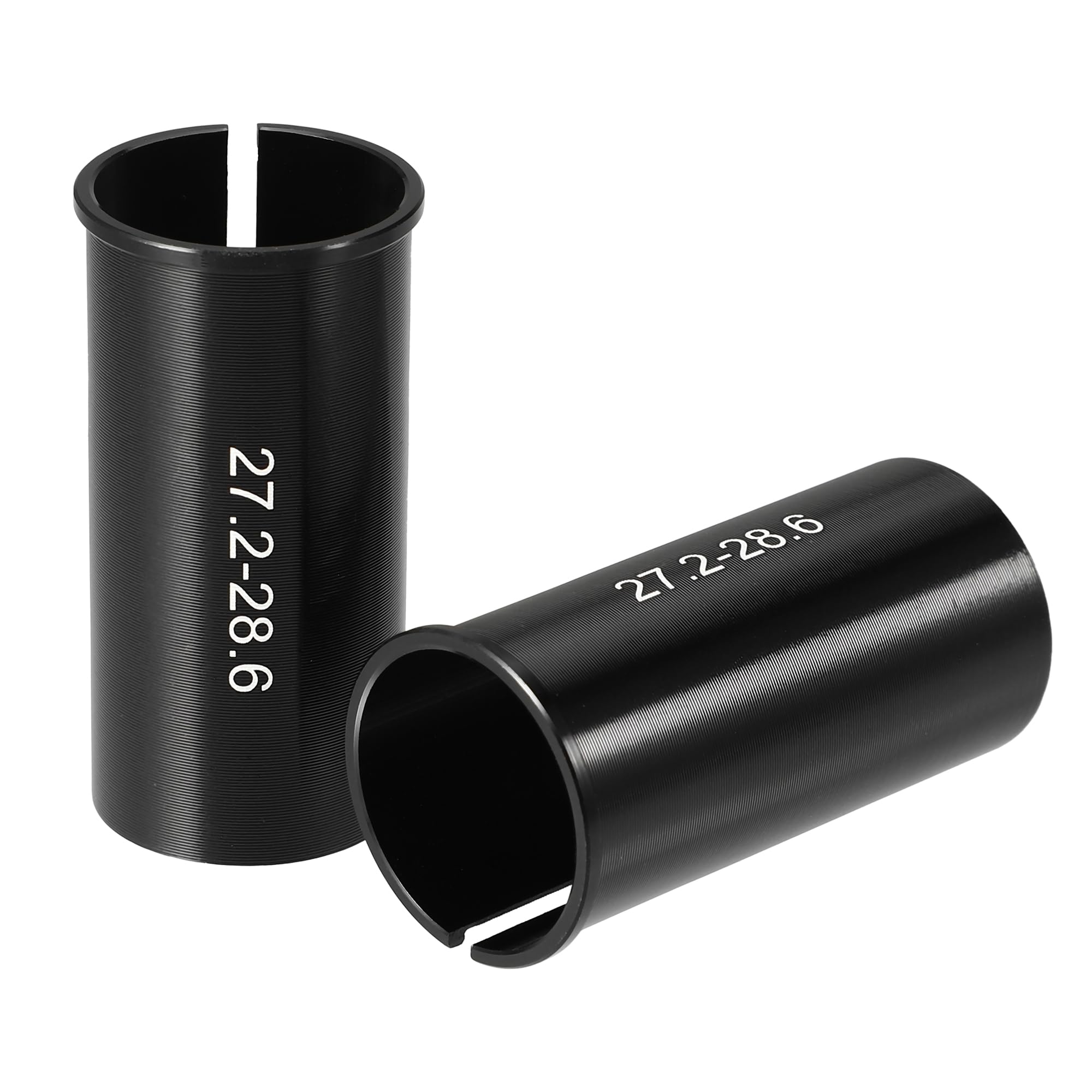 X AUTOHAUX 2 Pcs 27.2mm to 28.6mm Bike Seat Post Tube Adapter Reducing Sleeve