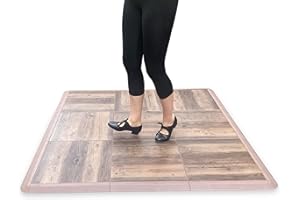 Artan Balance Dance Floor Tiles, Interlocking Dance Floor Tiles for Ballet, Tap, Jazz, and Irish Dance | Portable Dance Floor Tiles for Indoor Dance Flooring