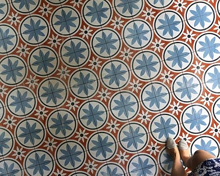 Amazon Com Maison Floral Tile Stencil Painting Stencils For