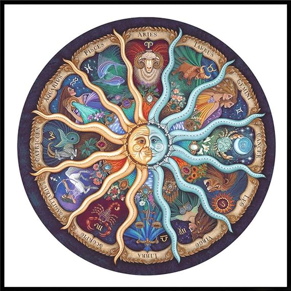 5D DIY Diamond Painting Kit for Adult and Kids Placa giratoria de