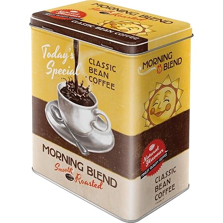 Nostalgic-Art 30116 Coffee & Chocolate - Morning Blend, Vorratsdose L