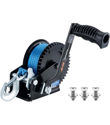 JFATXTT 3-Roller Boat Trailer Bow Stop With 1/2 Inch Shaft - Bow Roller For Boat Trailer