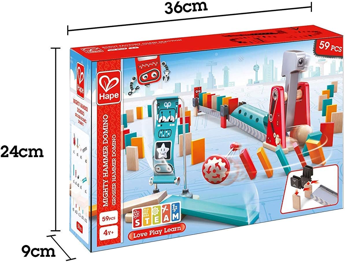 Popgear Hape E1056 - Mighty Hammer Domino, Colourful - Image 5