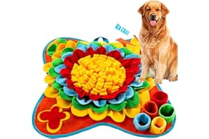 ALOYA Snuffle Mat for Dogs with Lick Mat and Plush Dog Toy - Enrichment Treat Dog Sniffing Mat for Boredom - Interactive Dog Puzzle Toys Snuffle Mats for Slow Feeding, Nosework, Mental Stimulation