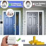 XZGM Doorbell Transformer 24V 500mA 8M Cable White Visual Doorbell Adapter view 5