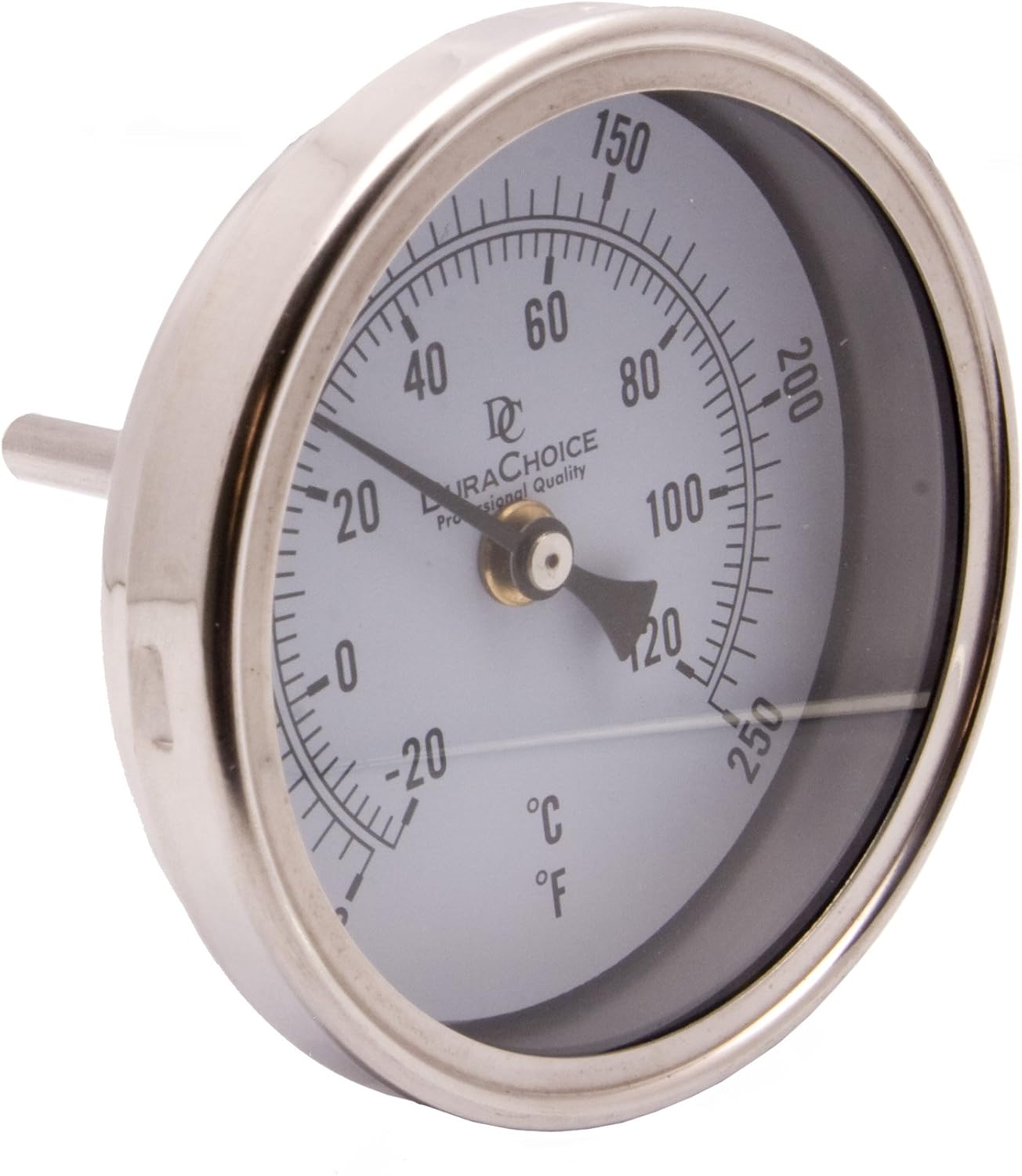 Industrial Bimetal Thermometer 5 Face x 6 Stem 50500 w/Calibration Dial