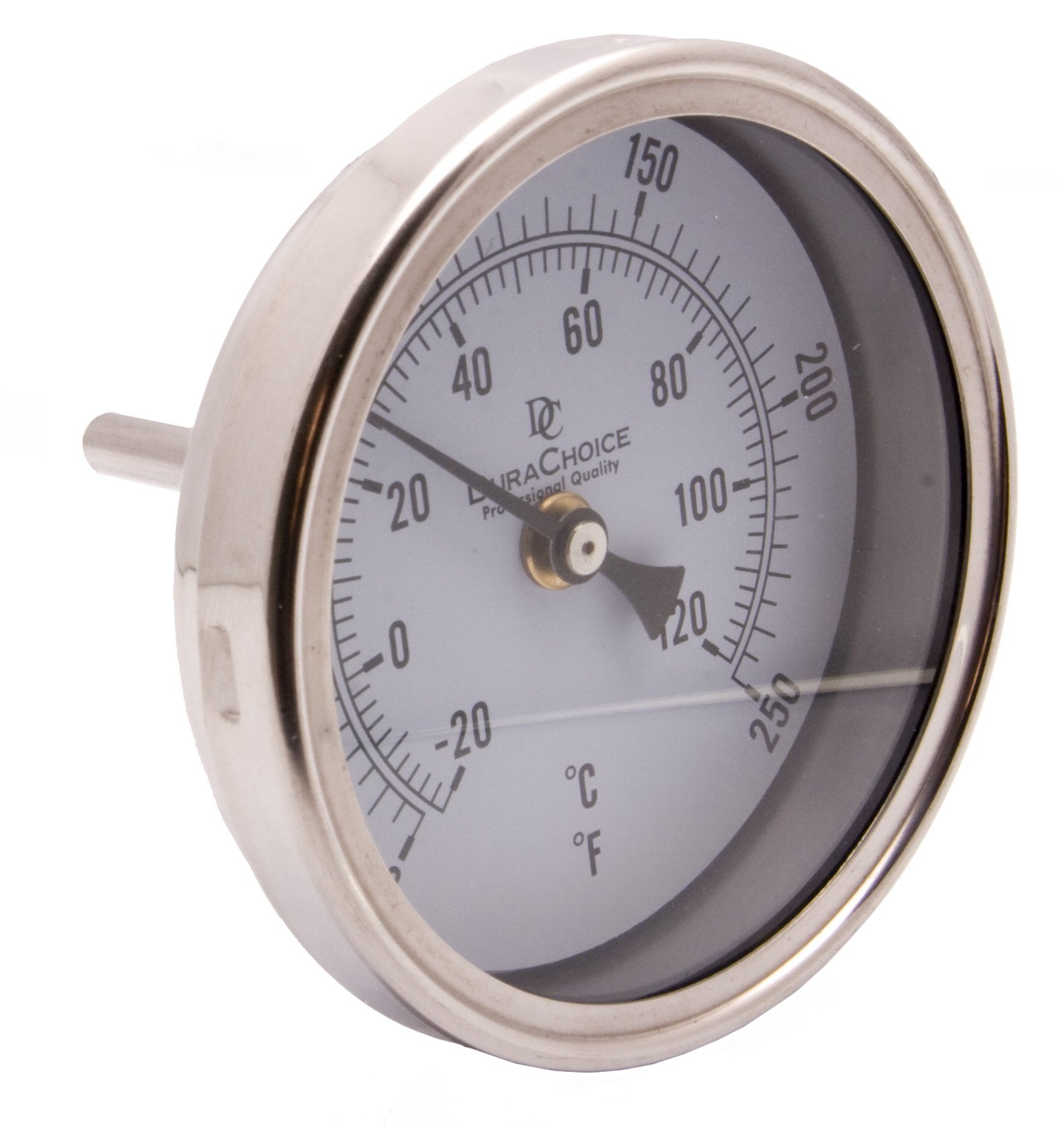 3 Face Dial Thermometer 1/2 NPT Thread Pot Thermometer 304 SS Kettle