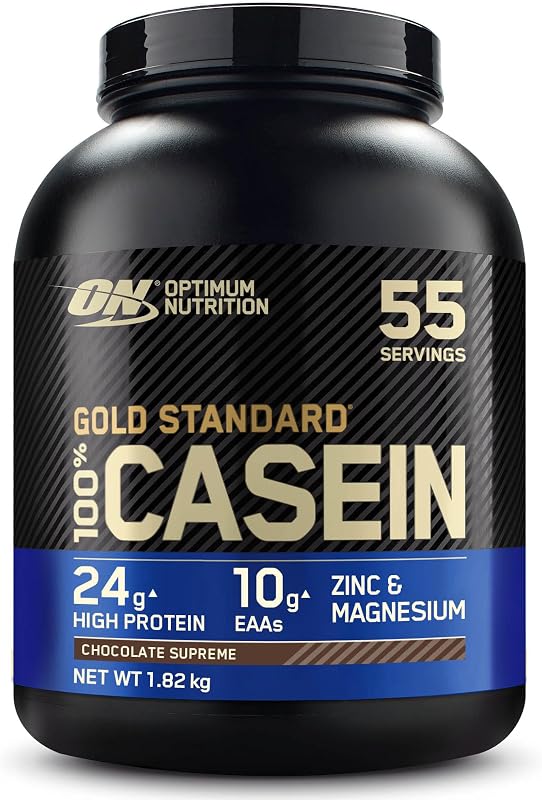 Gold Standard 100% Casein Proteinpulver, Geschmack Chocolate Supreme, 1.82 kg, 55 Portionen