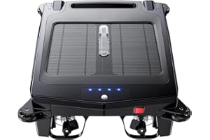 USECARA Solar Pool Skimmer Robot Cleaner: 2024 Upgrade Automatic Solar Pool Skimmer Robot Pool Cleaner Robot Pool Robot Pool Net Skimmer with Basket Automatic Obstacle Avoidance Dual Charging Options