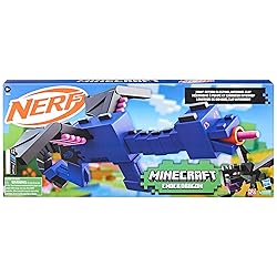 NERF Minecraft Ender Dragon Blaster, 4-Dart