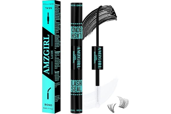 Lash Glue,Eyelash Glue,Waterproof Lash Bond and Seal,Lashes Clusters Glues for DIY Eyelash Extensions,Lash Glue for Eyelash C