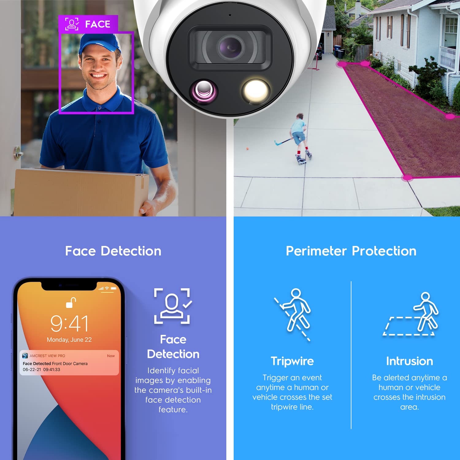 Mua Amcrest UltraHD 4K (8MP) AI Outdoor Security Turret POE IP Camera ...
