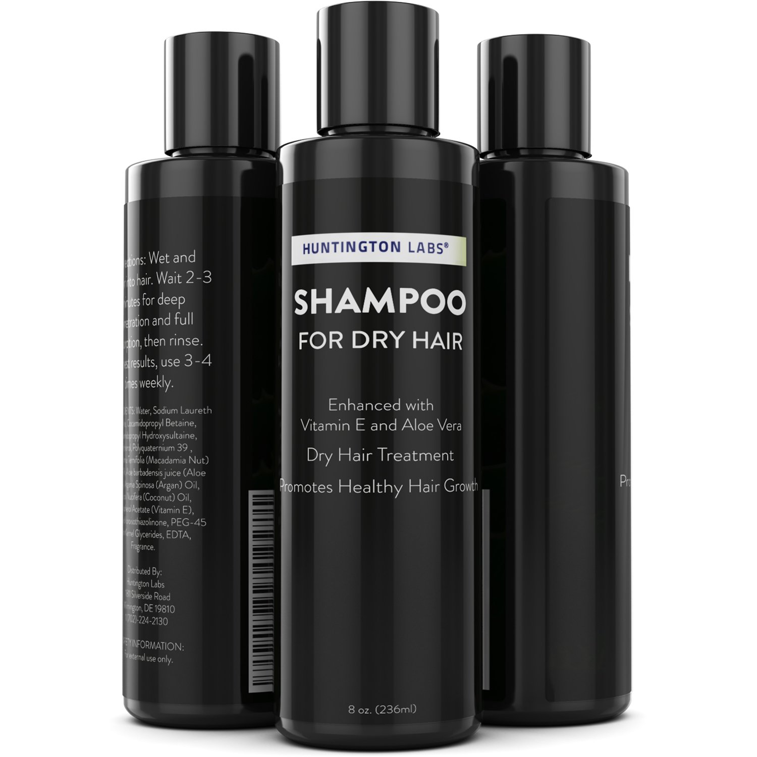 Dry Hair Shampoo for Women and Men Natural Gentle Formula for Frizzy