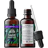 Sage Extract – Natural Dried Sage Supplement – Sage Herb (Salvia officinalis) – Organic Sage Herbal - None-GMO - Made in USA – 2 oz
