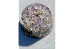 RISE PERSPECTIVE Amethyst, Ametrine Orgone Generator Energy Accumulator 528Hz/7.83Hz/Advance Harmonics Many Beautiful Ingredients and Colors!! (Amethyst, Ametrine)