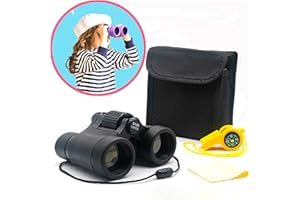 ARTOMIDE Kids Binoculars Best Gifts for 3-12 Years Boys Girls High-Resolution Optics Shockproof Mini Compact Binocuolar Toys Folding Small Telescope for Bird Watching Camping Outdoor Play
