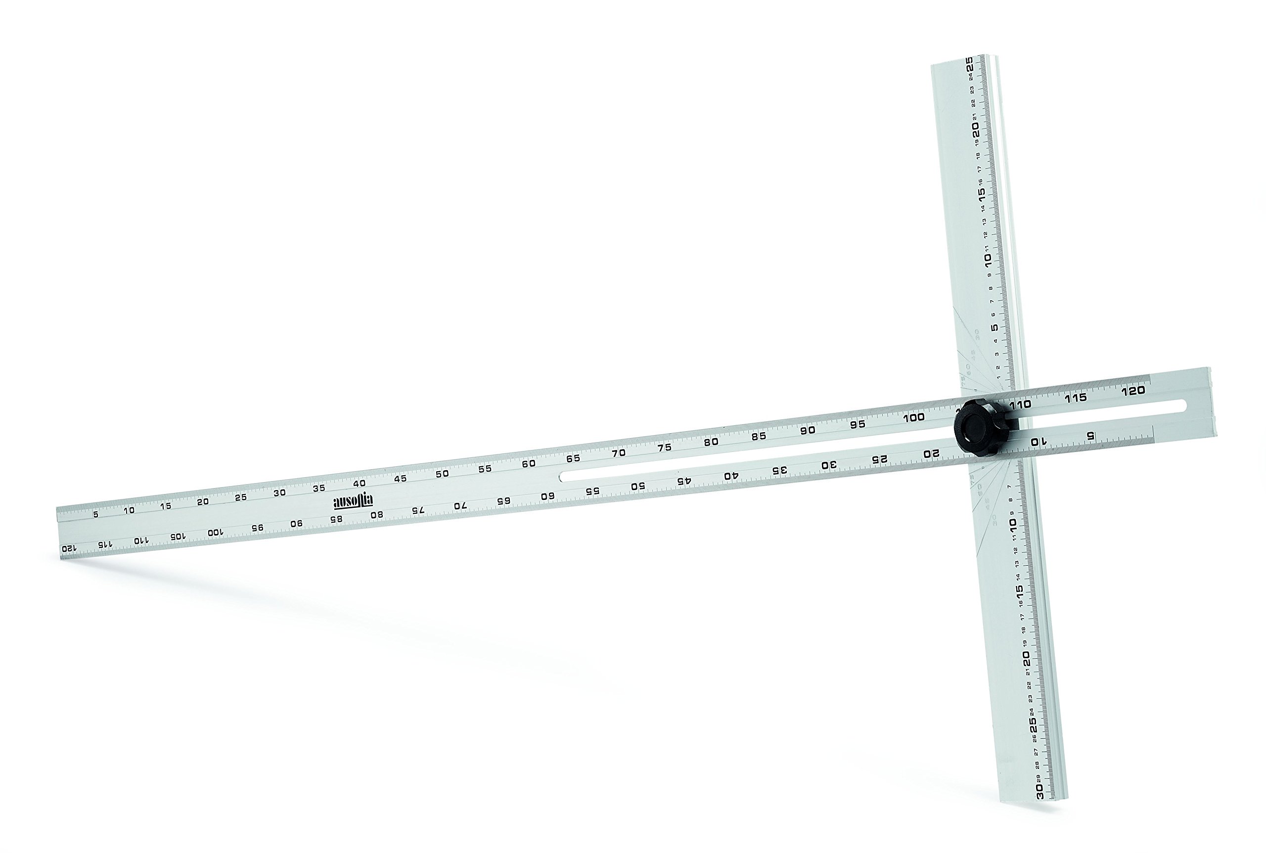 AUSONIA - 47452 Ausonia - Aluminium T Square with Adjustable Angle and Folding 120 cm