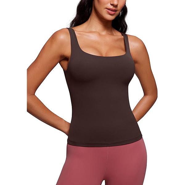 Amazon.com: CRZ YOGA Butterluxe Womens Y Back Workout Crop Tank