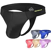 ZONBAILON Men's Thong Underwear G-Strings Silk Bikini Underwear Pouch Athletic Panties Pack M L XL 2XL