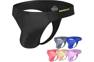 ZONBAILON Men's Thong Underwear G-Strings Silk Bikini Underwear Pouch Athletic Panties Pack M L XL 2XL