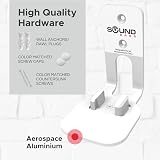 Sound bass Wall Mount Bracket for Sonos ONE Gen 2 PLAY1 White view 2