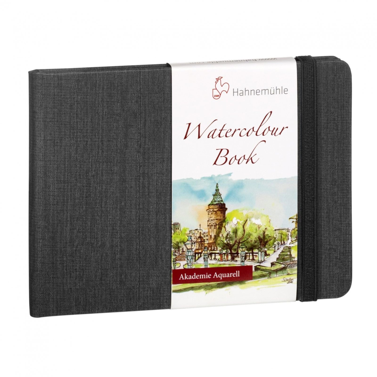 Hahnemühle 200gsm Fine Grain Watercolour Book 30 Sheets Natural White A4 Landscape