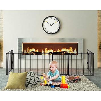 fire guard with gate