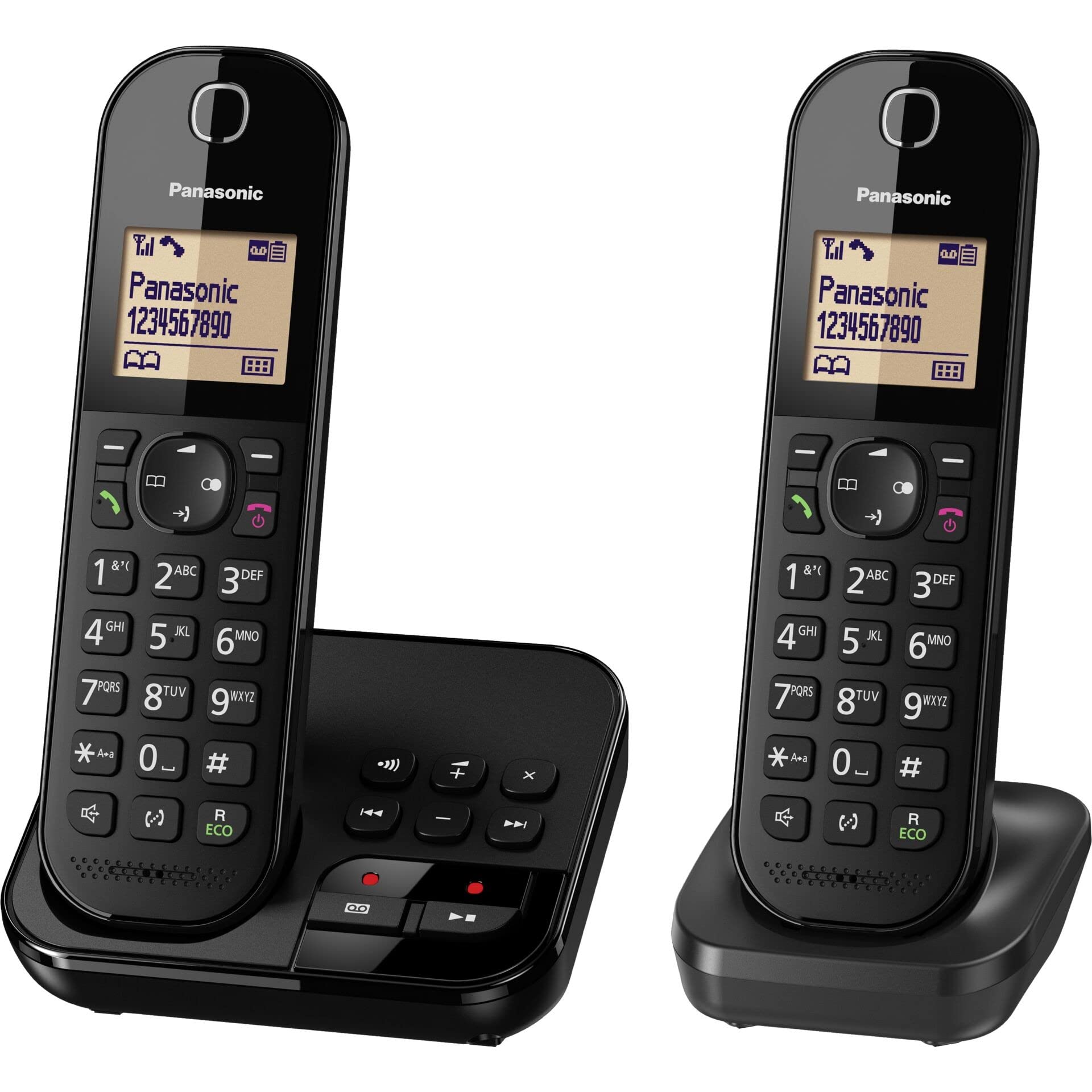 Panasonic KX-TGC 422GB cordless phone with answering machine and additional kit