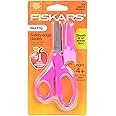 Fiskars Scissors Blunt-tip Safety-Edge Blades w/Sheath (Hot Pink)