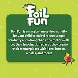 Skillmatics Foil Fun - Animals Mega Pack, No Mess