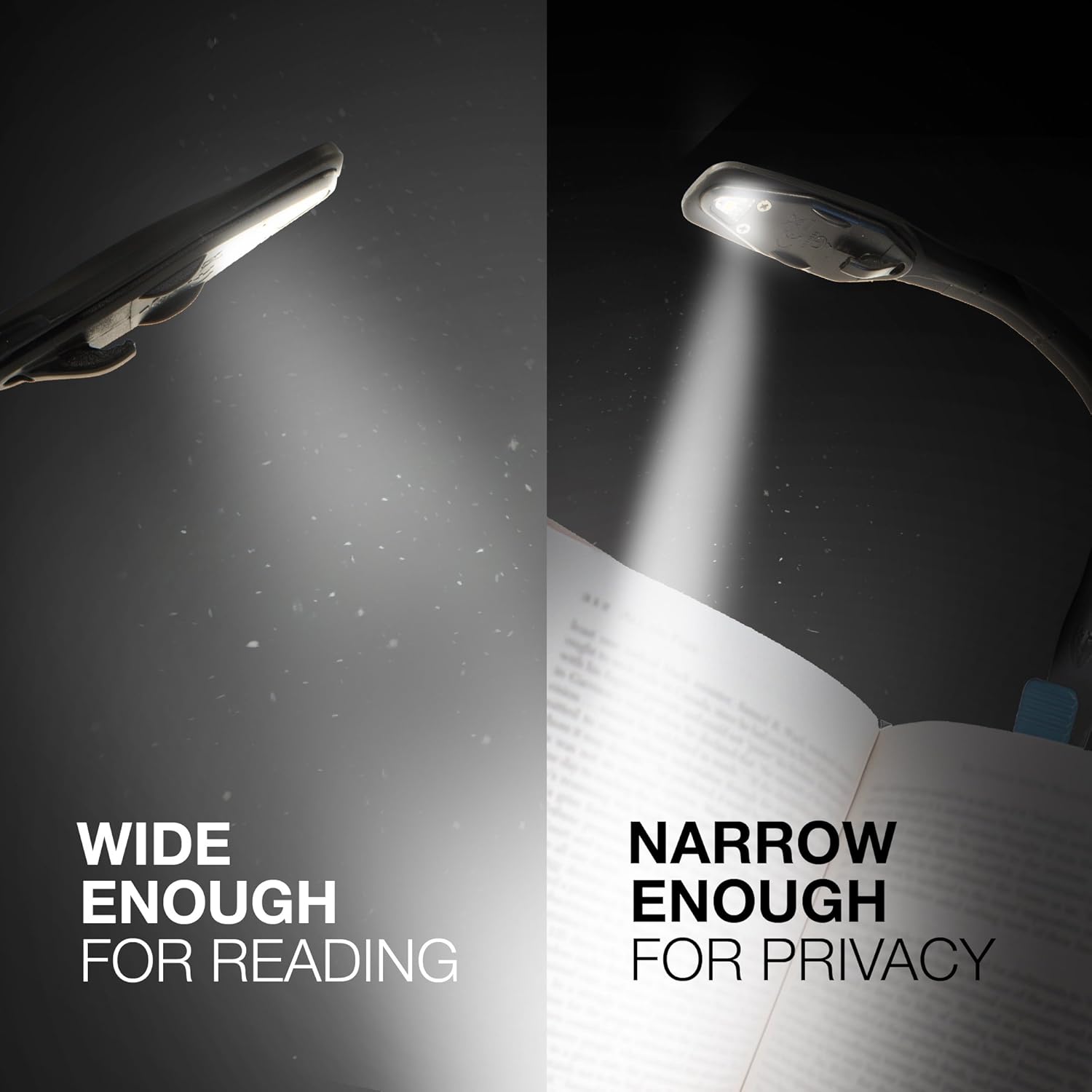 Energizer Clip on Book Light for Reading in Bed, LED Reading Light for Books and Kindles, 25 Hour Run Time, Kindle & Book Reading Lamp (Batteries Included) , Black: Sports & Outdoors