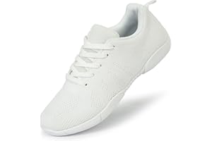 Sooneeya Cheer Shoes Girls - Youth Kids Cheerleading Shoes - Child Athletic Training Tennis Dance Sneakers