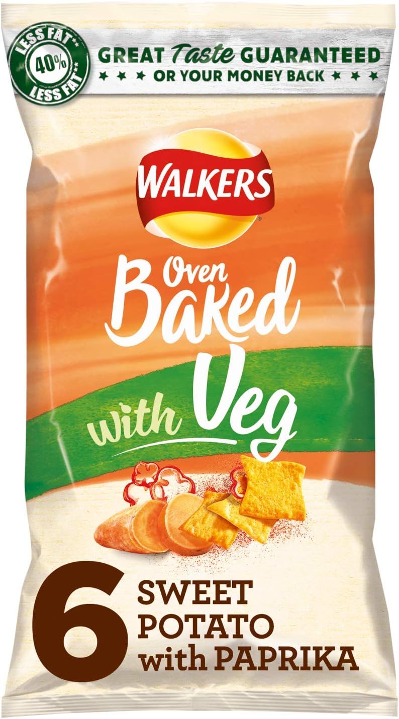 Oven Baked Sweet Potato & Paprika, 6 x 23g