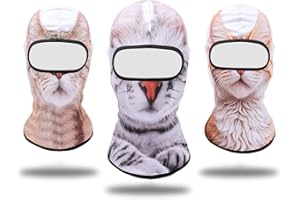 Cutewing Balaclava Mask 3D Print Full Face Mask Cooling Neck Gaiter Sun Protection Face Cover Mask Windproof Ski Mask