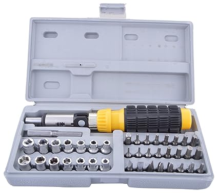E10 Star Multipurpose Screwdriver Set - 41 In 1 Pcs For Car And Bike Repairing Tool Kit Screwdriver and Socket Set
