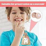 halit Tooth Fairy Box with Fairy Bag 3D Tooth Carved Wood Keepsake view 6