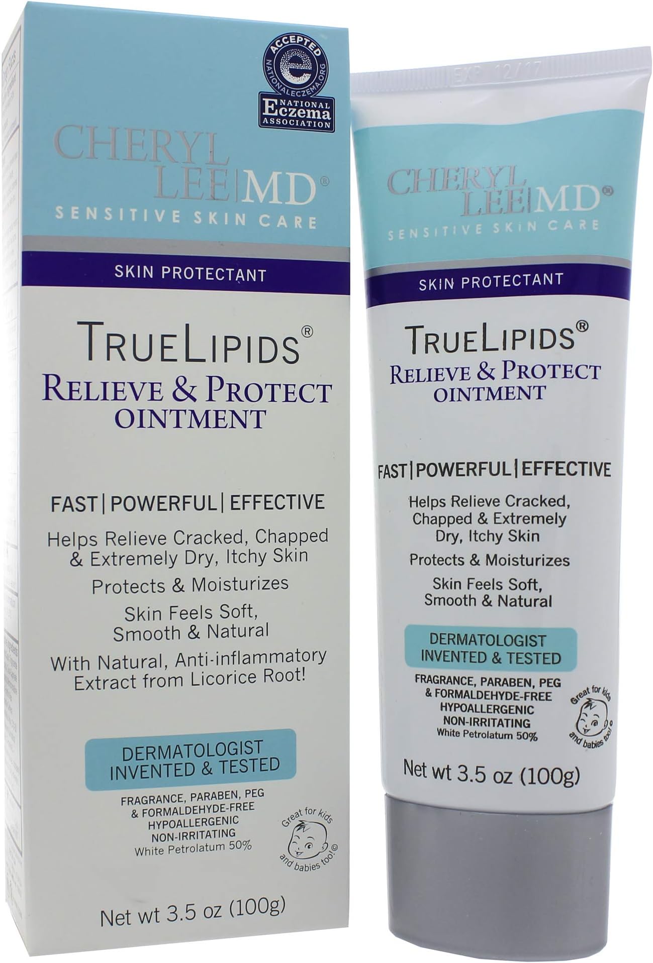 TrueLipids Relieve & Protect Ointment 3.5 Ounces - Cheryl Lee MD