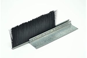 NILDOA Versa-Brush Weatherguard Kit. 2 Pieces of Brush, 2 Pieces of F-Channel, 7 feet Long. 1-1/2" Brush Length. Part Number: WGVB04N. This Part is Used to Weather Seal One Dock Leveler.