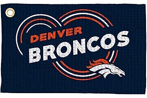 Northwest NFL Golf Towel – Official Licensed Microfiber Waffle Fabric, Absorbent 16x25 in Club Cleaning Accessory